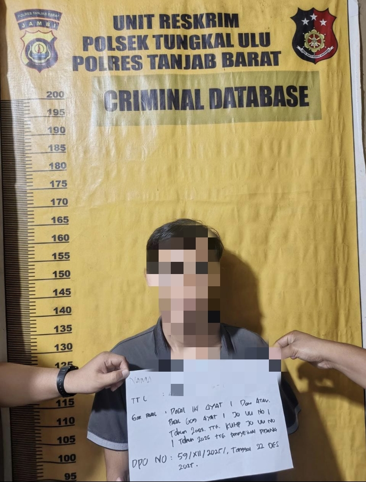 Akhir Dari Pelarian Narkoba DPO Inisial (AN) Buron Sejak 2025 ,Kini Sudah Di Tangkap Polisi Di Kecamatan Batang Asam