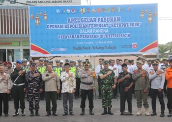 Polres Tanjabbar Gelar Apel Pasukan Operasi Ketupat 2026,Pasti kan Mudik Aman Dan Nyaman