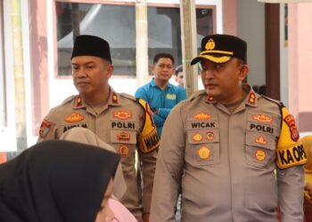Polres Tanjabbar Giat Gelar. Gerak Pangan Murah Polri Serentak Se-Indonesia