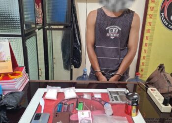 Di Gagalkan Polisi,2 Pelaku Terduga Peredaran 0,2 Kg Sabu Di Batang Asam Tertangkap