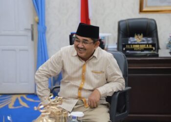 Bupati Tanjabbar Dukung Sosialisasi Piala Dunia 2026 dan Pemasangan Antena TVRI Jambi