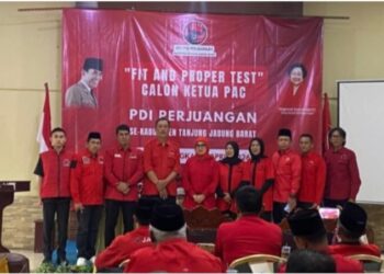 Fit And Propertest Dihadiri Seluruh Anggota DPRD Tanjabbar  Dari Fraksi PDI-P
