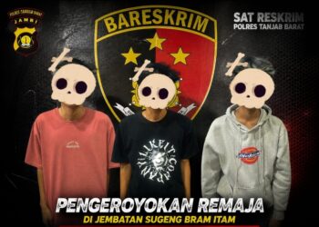 Terduga 3 Pemuda Remaja Pelaku Pengeroyokan di Jembatan Sugeng Bram Itam Diamankan Polisi