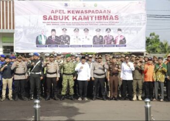 Bupati Tanjabbar dan Kapolres Deklarasikan Sabuk Kamtibmas, Perkuat Persatuan dan Stabilitas Daerah di Tanjab Barat