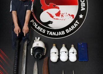 Satresnarkoba Polres Tanjabbar Amankan Inisial M.N.S (23)Di Betara Terduga Penyalahguna Narkotika,Satu nya Lagi DPO Inisial J.H