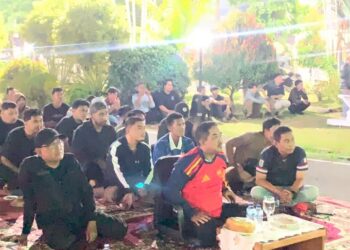 Bersama Bupati Tanjabbar Dan Masyarakat Nobar Semifinal Piala Dunia 2026 Spanyol vs Prancis