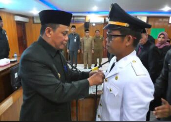 Wabup Tanjabbar Lantik 16 Pejabat Manajerial di Lingkungan Pemkab Tanjung Jabung Barat Sesuai Nama Dan Jabatan