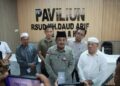 Bupati Tanjabbar Kunjungi Pasien ISPA,Terdampak Kabut Asap,Yang  Sedang Jalani Rawat Di RSUD KH. Daud Arif Kuala Tungkal